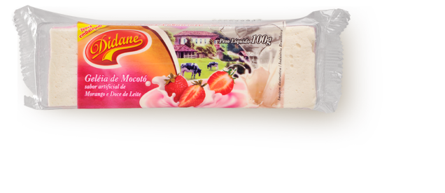 Geléia de Mocotó Morango e Doce de Leite