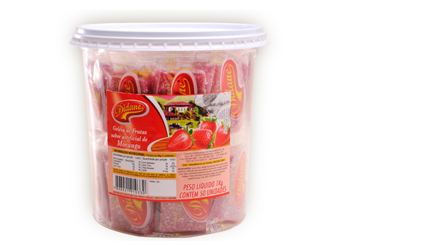 Geléia de Frutas Mista sabor Morango